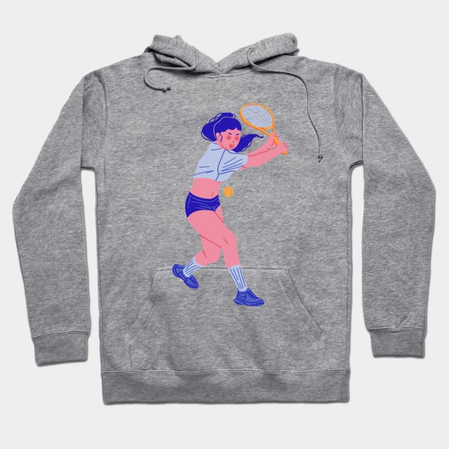 Sporty Ladies Hoodie by Lethy studio